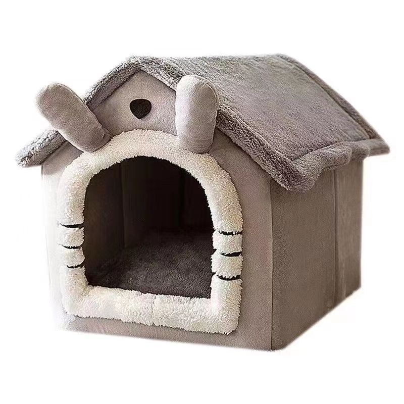 Anti-Anxiety Winter Warm Cats And Dogs Bed – Removable Washable All-Season Deep Sleep Nest