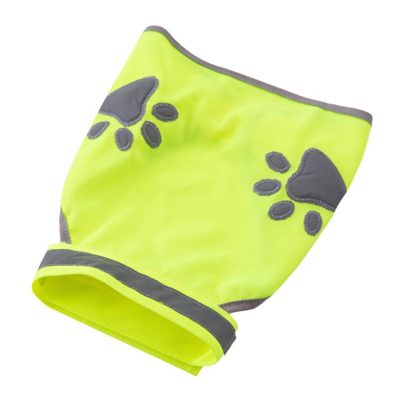 High-Visibility Reflective Dog Safety Vest – Breathable Bright Flashing Slip-On Wrap