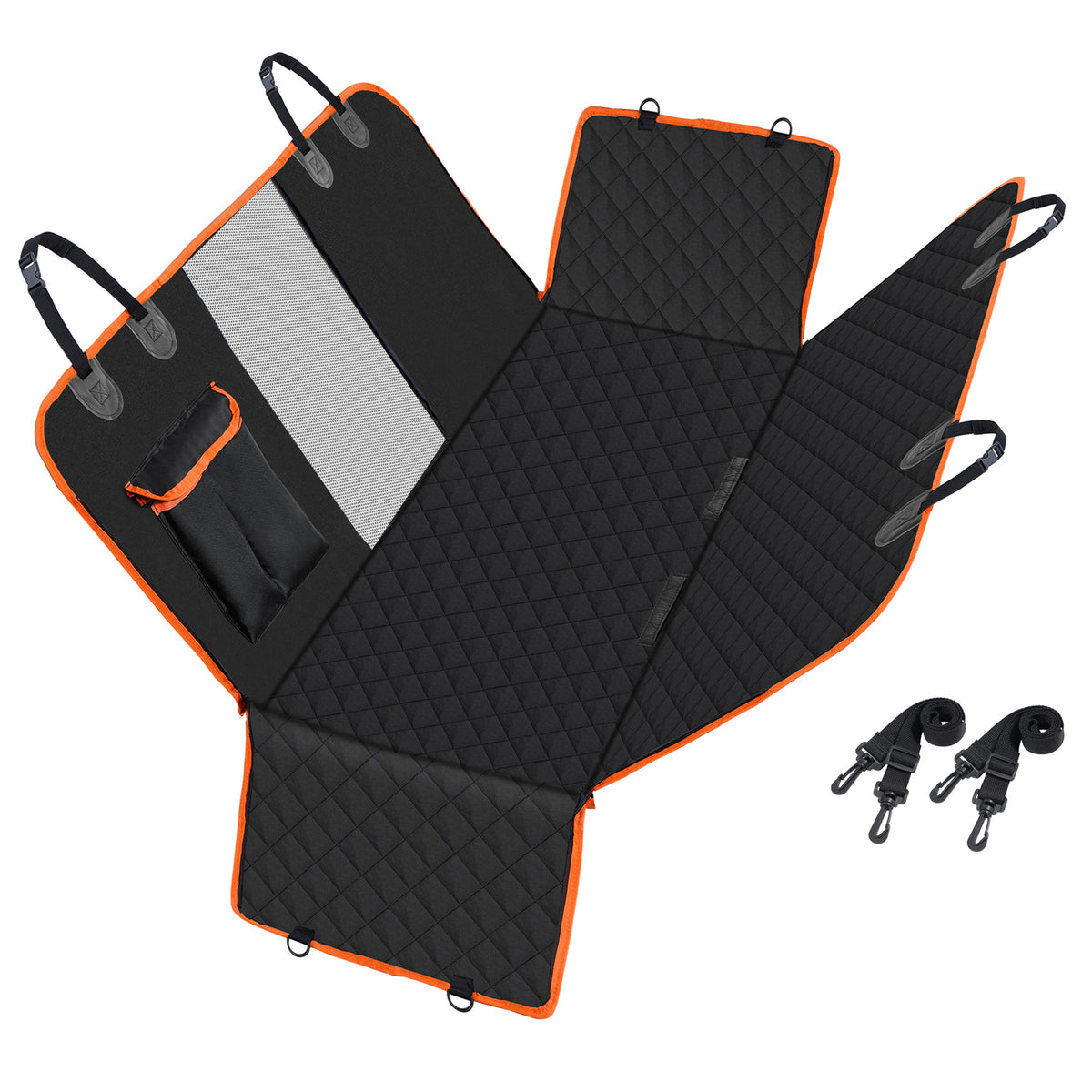 Waterproof Mesh Window Pet Car Seat Mat – Heavy-Duty Anti-Slip Travel Hammock Protector