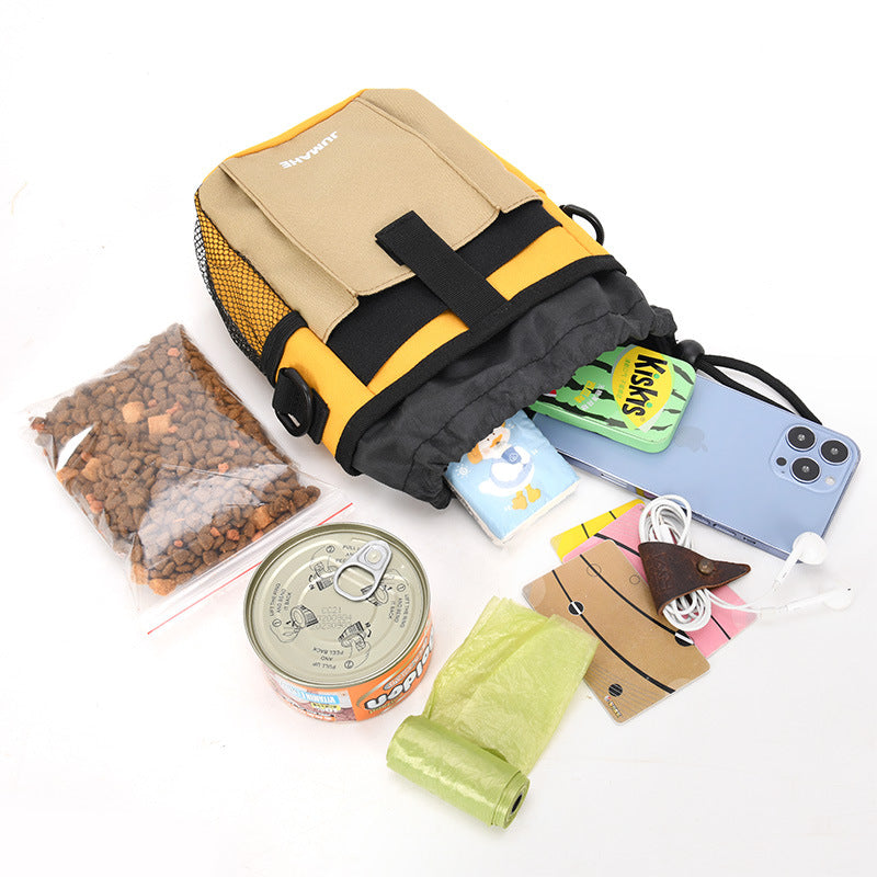 Portable Large-Capacity Pet Feeding Bag – Rugged Outdoor Training Waist Snack Pouch