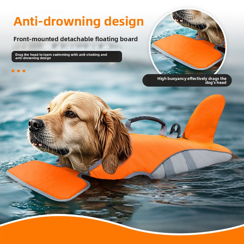 High-Buoyancy Safety Dog Swimming Vest – High-Visibility Quick-Dry Water Protection Coat