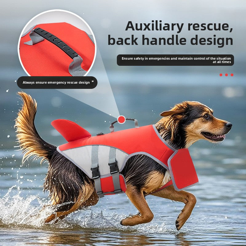 High-Buoyancy Safety Dog Swimming Vest – High-Visibility Quick-Dry Water Protection Coat