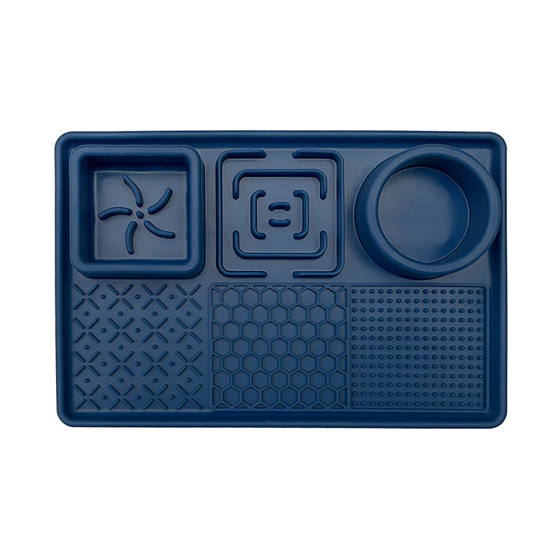 Silicone Slow Feeder Pet Placemat – Non-Slip Waterproof Multi-Functional Food Mat