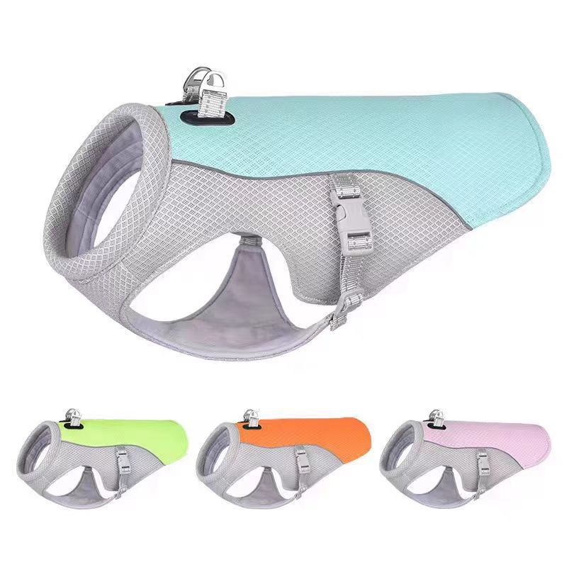 Breathable Temperature Regulating Dog Cooling Vest – Lightweight Everyday Walking Harness Wrap