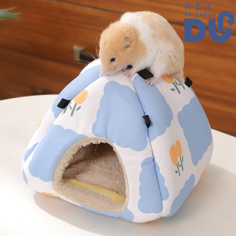 Breathable Ventilated Golden Hamster Den – Waterproof All-Season Small Pet Hideout