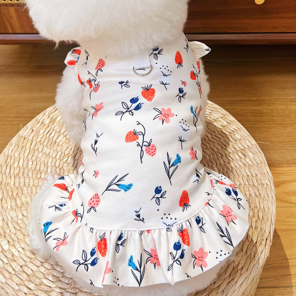 Anti-Chafe Soft Fleece Dog Vest – Leash Buckle Winter Warm Indoor Outdoor Coat