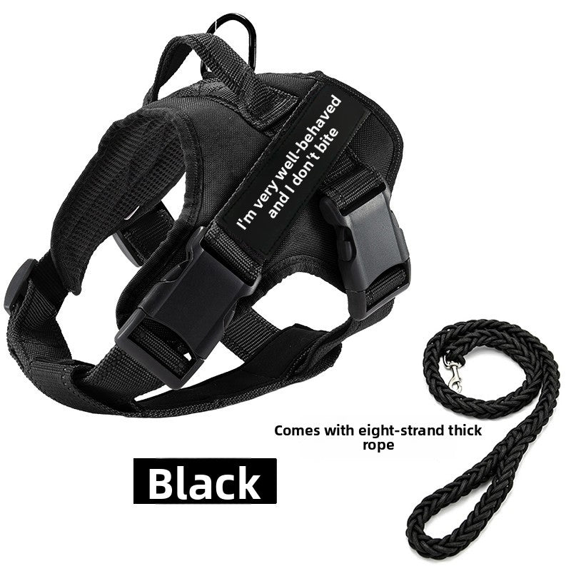 No-Choke Step-In Dog Harness Vest – Secure Escape-Proof Reflective Night Walking Set