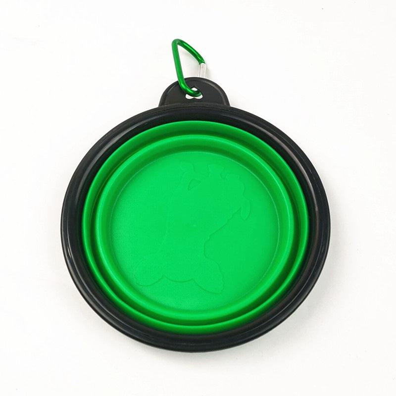 Portable Foldable TPE Pet Bowl – Lightweight Compact Outdoor Travel Food Water Dish