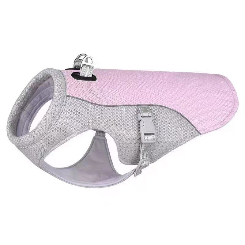 Breathable Temperature Regulating Dog Cooling Vest – Lightweight Everyday Walking Harness Wrap