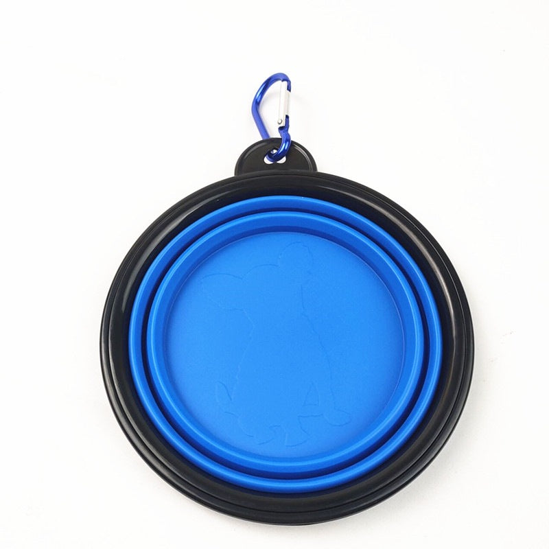 Portable Foldable TPE Pet Bowl – Lightweight Compact Outdoor Travel Food Water Dish