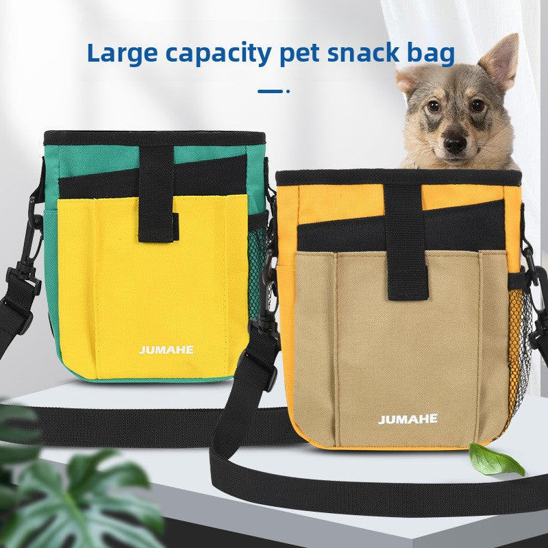 Portable Large-Capacity Pet Feeding Bag – Rugged Outdoor Training Waist Snack Pouch
