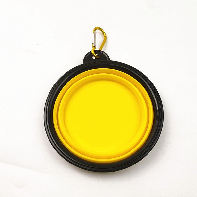 Portable Foldable TPE Pet Bowl – Lightweight Compact Outdoor Travel Food Water Dish