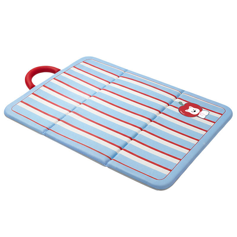 Waterproof All-Season Pet Cooling Mat – Double-Sided Anti-Anxiety Deep Sleep Cushion