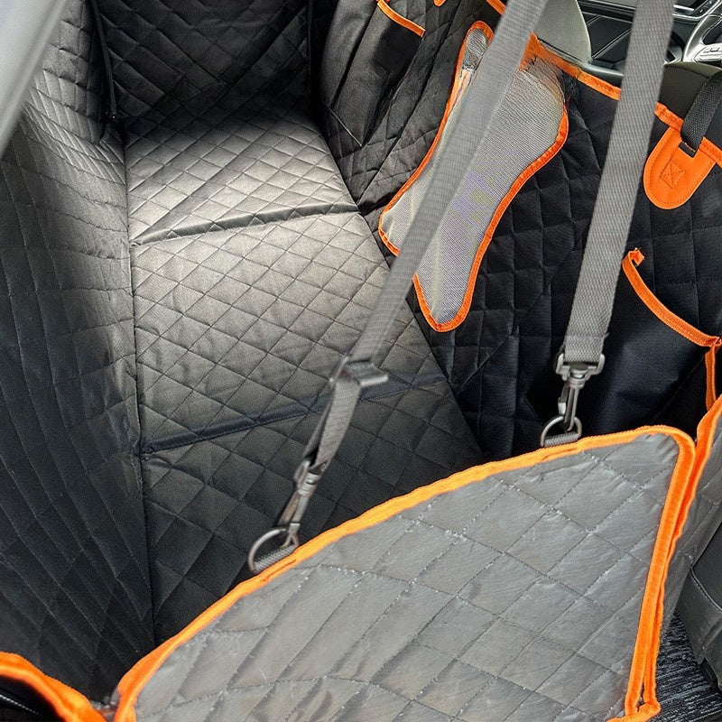 Waterproof Mesh Window Pet Car Seat Mat – Heavy-Duty Anti-Slip Travel Hammock Protector
