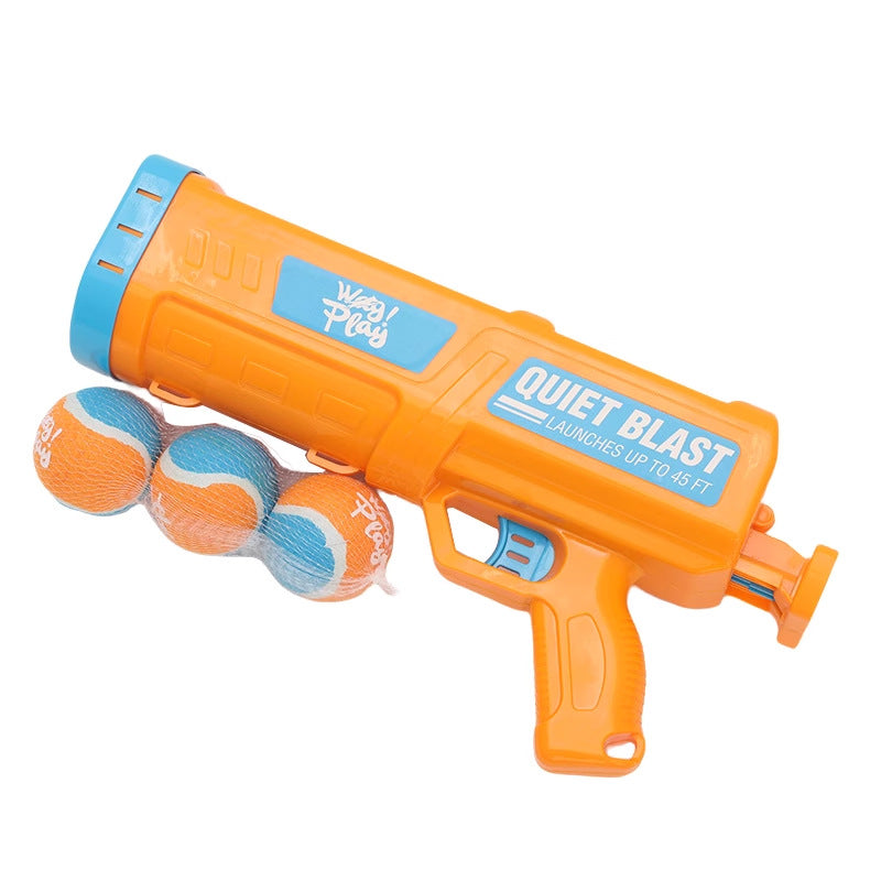 Automatic Interactive Tennis Ball Launcher – Heavy-Duty Bite-Resistant Canine Fitness Thrower