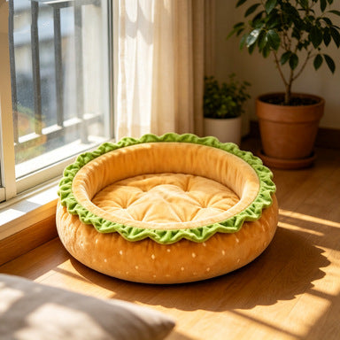 Anti-Anxiety Soft Plush Pet Bed – Winter Warm All-Season Deep Sleep Cushion