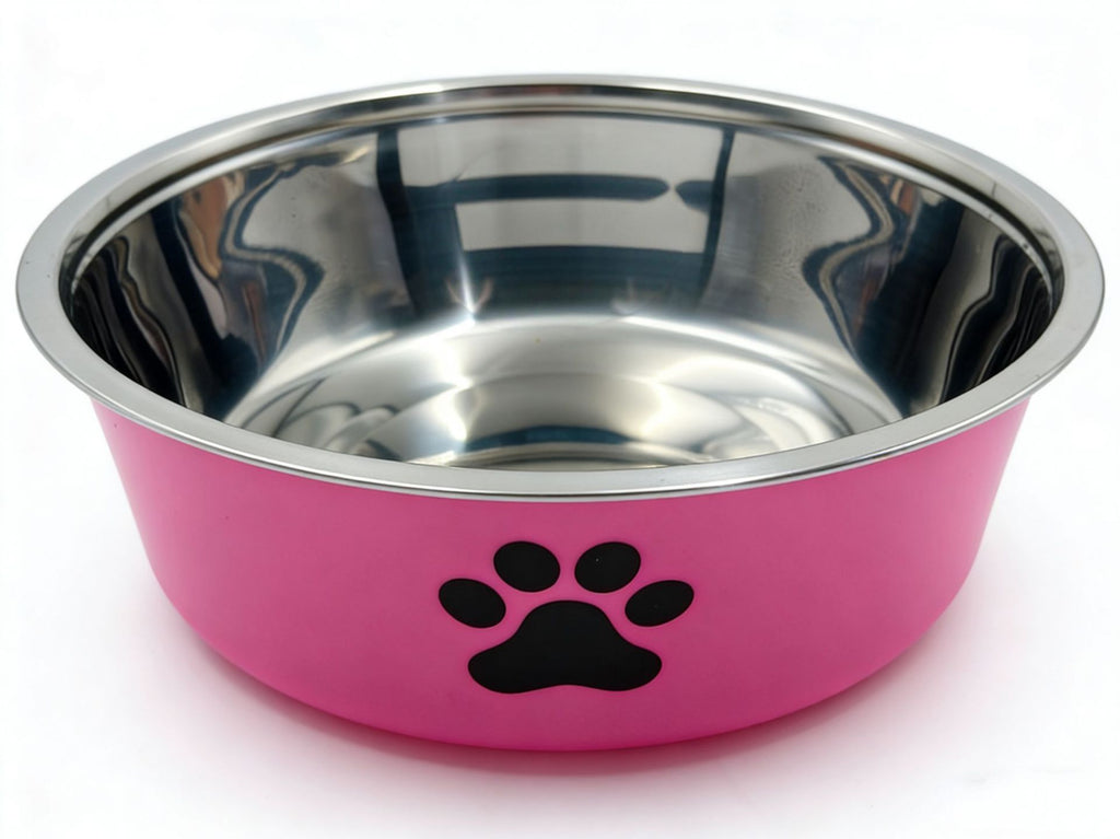 Dual-Layer Stainless Steel Pet Bowl – Removable No-Slip Food And Water Diner