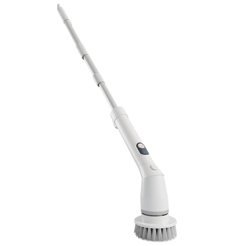 IP67 Waterproof Electric Spin Scrubber – Telescopic Handle 2-Angle Aquarium Cleaning Brush