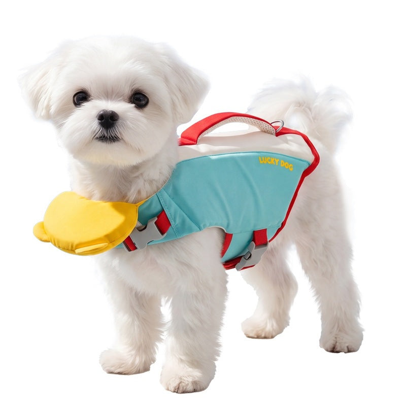 Super Buoyancy Dog Swimming Vest – Adjustable Temperature Regulating Water Flotation Jacket