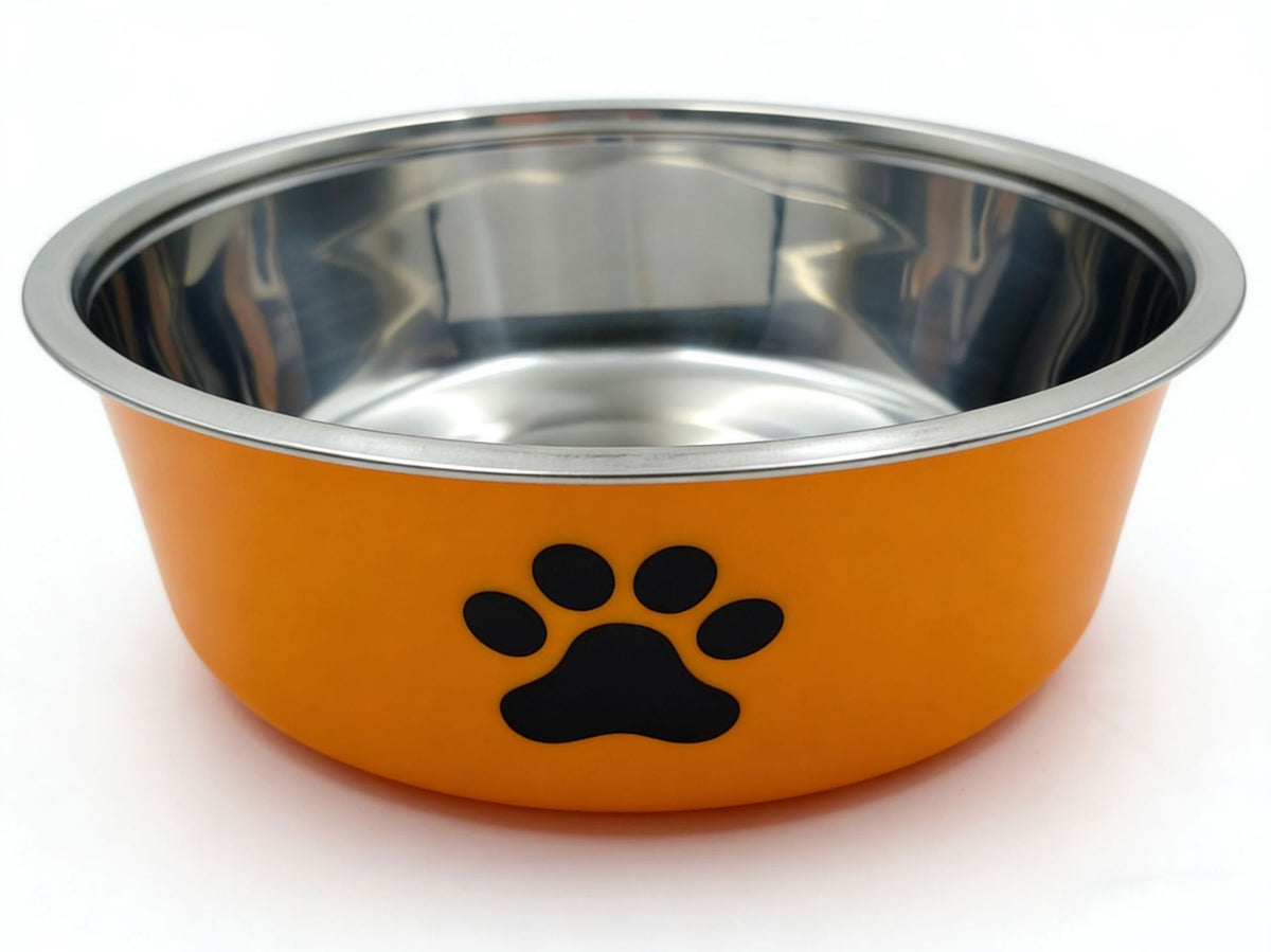 Dual-Layer Stainless Steel Pet Bowl – Removable No-Slip Food And Water Diner