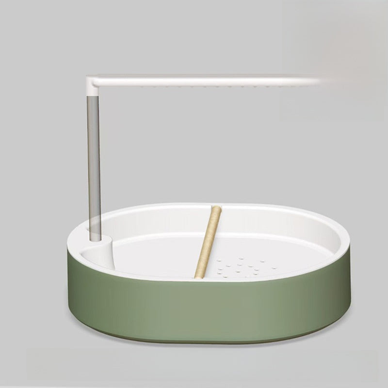 Water-Circulation Automatic Bird Bath Station – Electric Flow-Regulated Small Parrot Fountain
