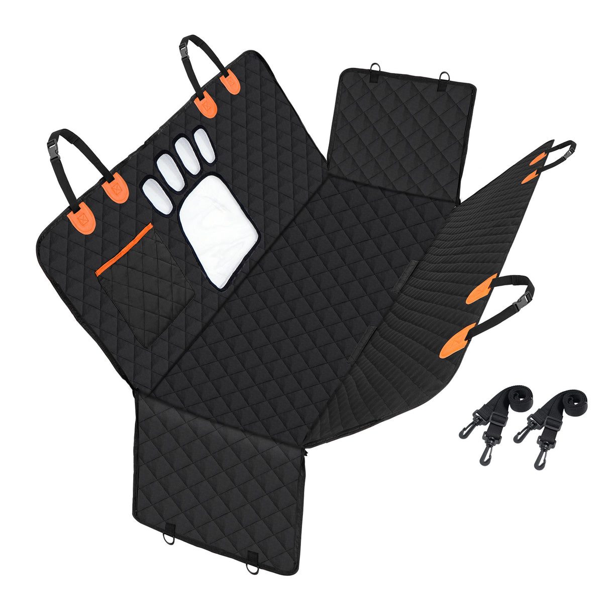 Waterproof Mesh Window Pet Car Seat Mat – Heavy-Duty Anti-Slip Travel Hammock Protector