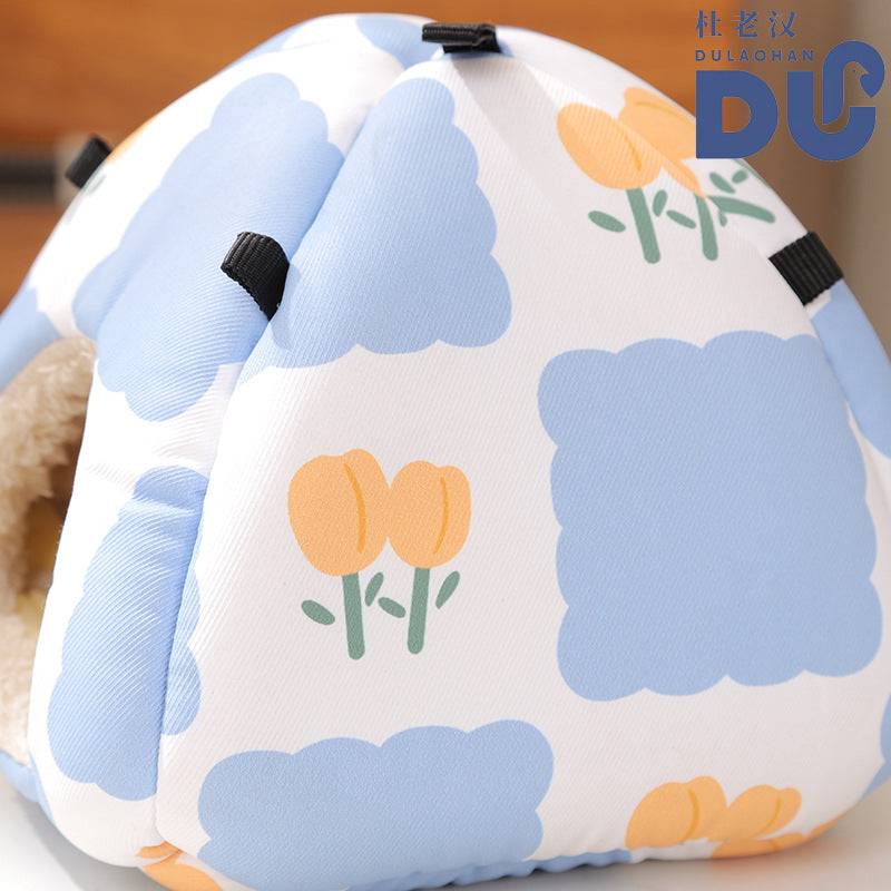 Breathable Ventilated Golden Hamster Den – Waterproof All-Season Small Pet Hideout