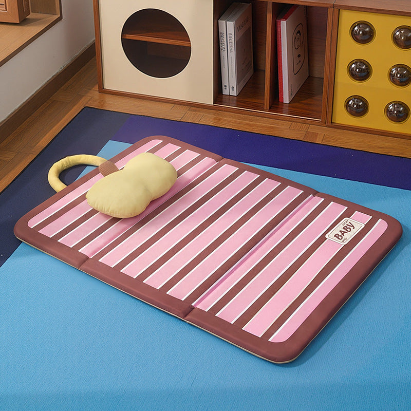 Waterproof All-Season Pet Cooling Mat – Double-Sided Anti-Anxiety Deep Sleep Cushion
