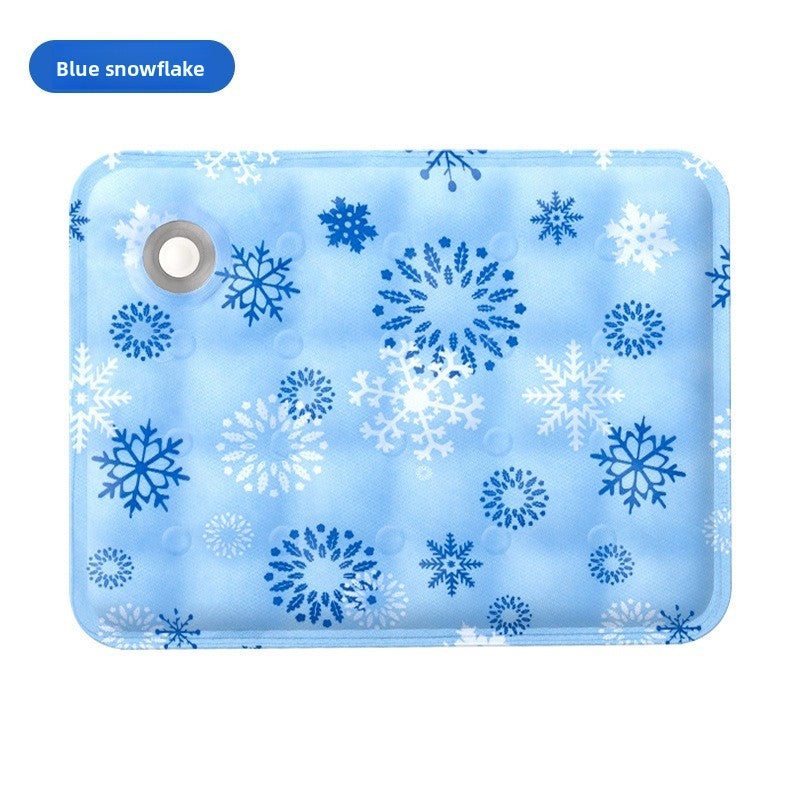 Cartoon Ice Gel Pet Cooling Mat – Scratch-Resistant Summer Weather Heat Dissipation Cushion