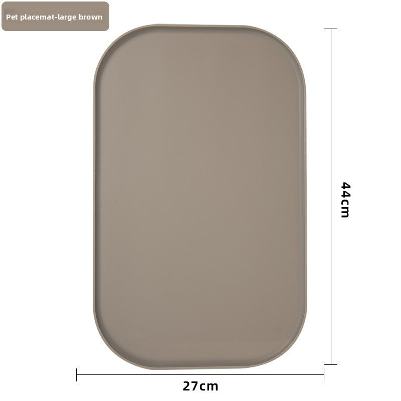 Foldable Spill-Proof Silicone Pet Feeding Mat – Non-Slip Waterproof Travel Food Placemat
