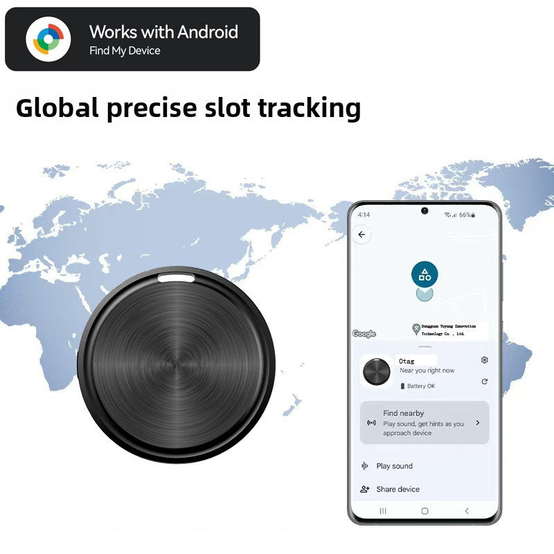 Universal Dual-System Bluetooth Pet Tracker – Apple Find My & Google Android Smart Tag