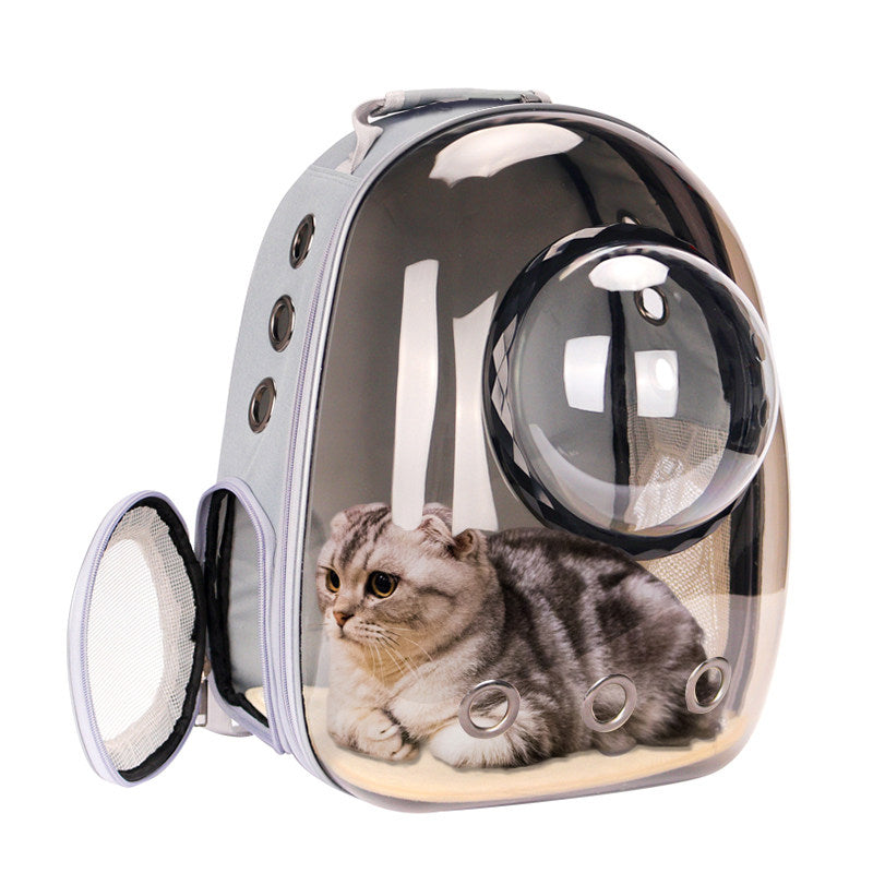 12-Hole Breathable Pet Carrier Backpack – Large-Capacity Heavy-Duty Multi-Ventilation Travel Capsule