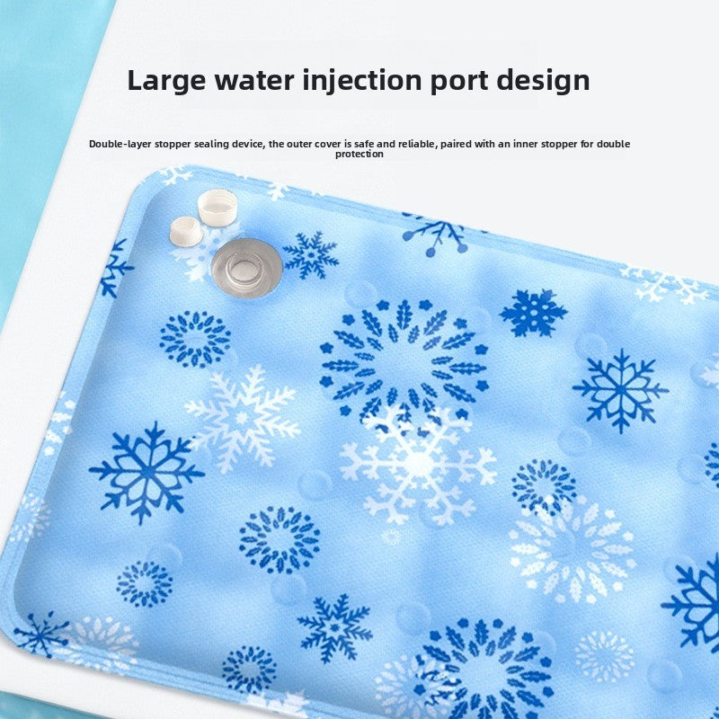 Cartoon Ice Gel Pet Cooling Mat – Scratch-Resistant Summer Weather Heat Dissipation Cushion