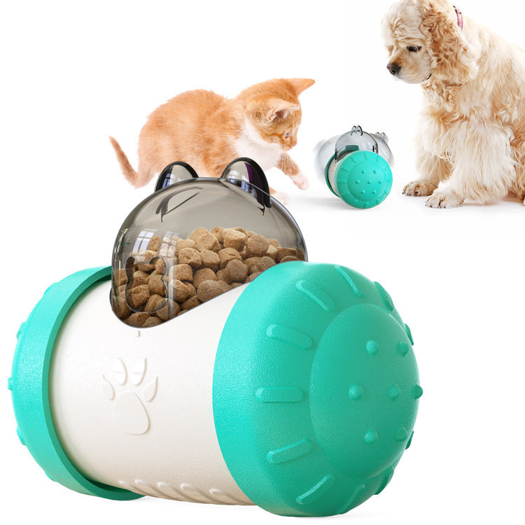 Wobble Ball Interactive Slow Feeder – Spill-Proof Mental Stimulation Treat Dispensing Toy