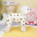 Cozy Waffle-Knit Pet Lounge Pajamas – Soft Breathable All-Season Home Wear Onesie