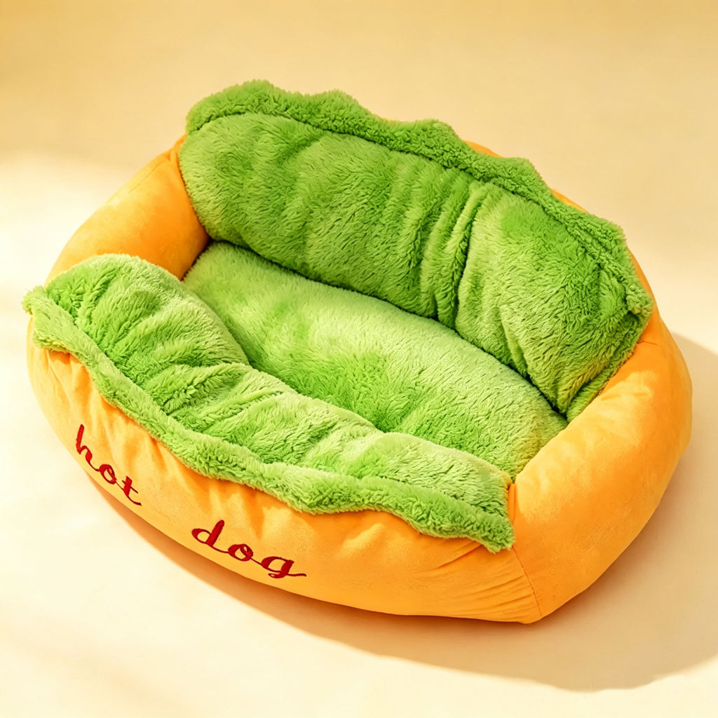 Washable Removable Pet Bed – Winter Warm PP Cotton Insulating Nest
