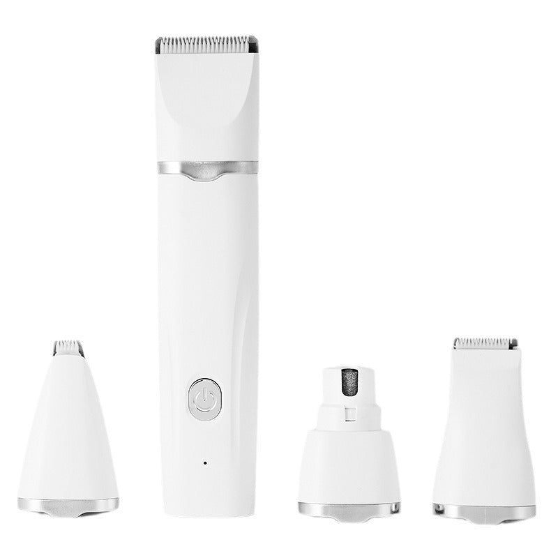 4-in-1 Cordless Pet Grooming Clipper Set – Precision Hair Trimmer And Safety Nail Grinder