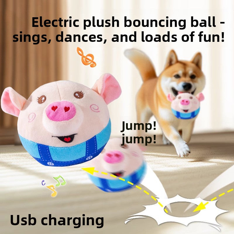2-Pack Motorized Jumping Dog Toys – Includes Both Bondi Blue & Nata Red Balls
