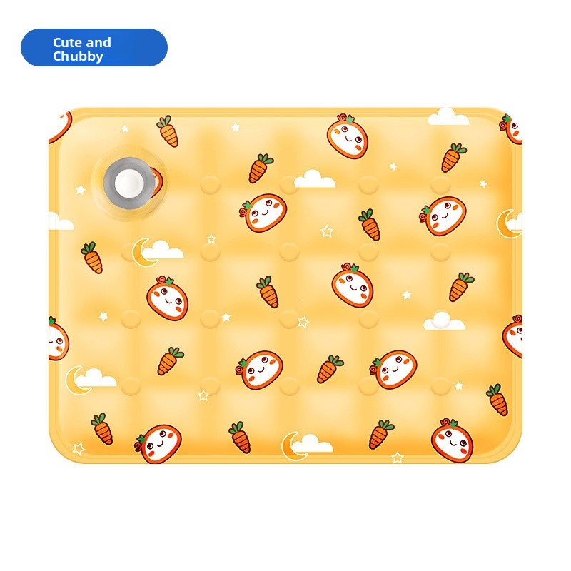 Cartoon Ice Gel Pet Cooling Mat – Scratch-Resistant Summer Weather Heat Dissipation Cushion
