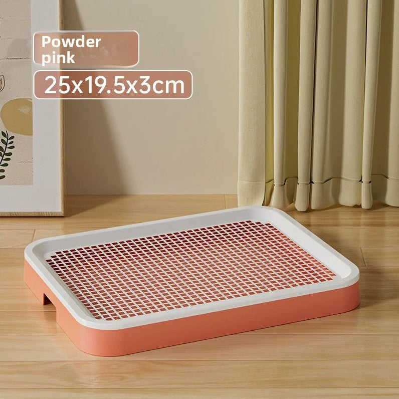Anti-Splash Rabbit Litter Box Fence – Detachable Easy-Clean Small Pet Trainer Tray