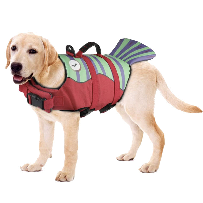 High-Buoyancy Creative Dog Swimming Safety Vest – Lightweight Floating Rescue Water Coat