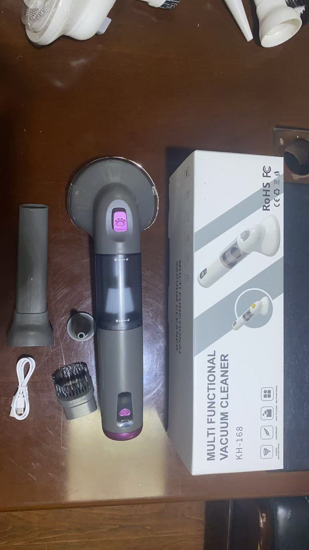 Cordless Portable Pet Hair Vacuum Cleaner – High-Suction Handheld Car and Home Detailer