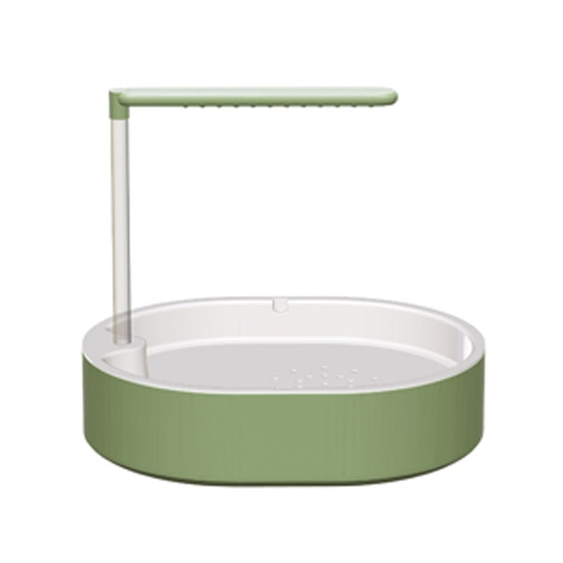 Water-Circulation Automatic Bird Bath Station – Electric Flow-Regulated Small Parrot Fountain