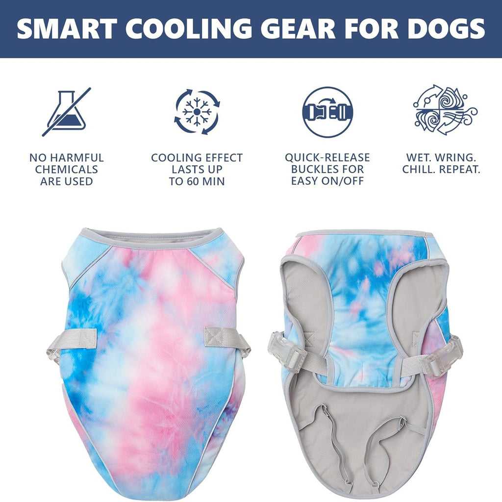 Advanced Heat Relief Cooling Dog Vest – Lightweight Breathable UV Protection Sun Coat