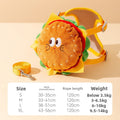 Cute Fast Food Backpack Harness Vest – Whimsical Cat And Dog Safety Walking Set