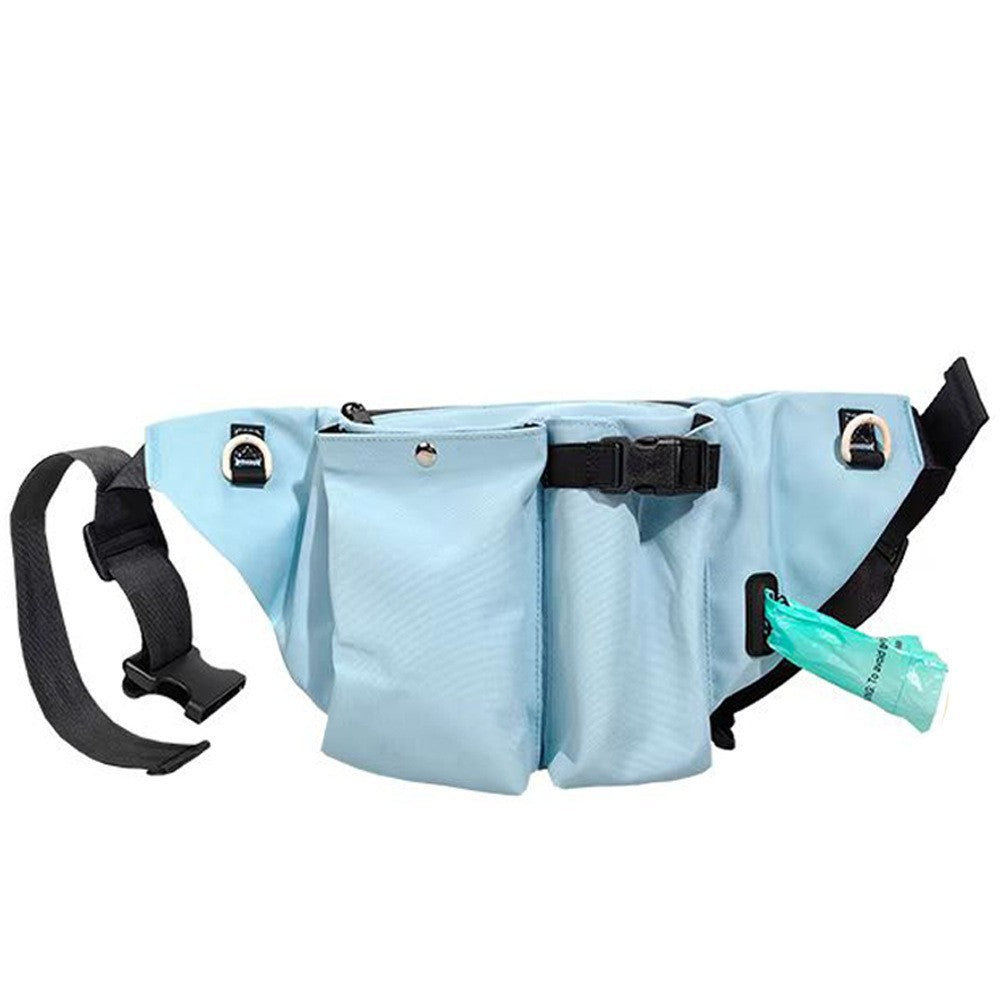 Portable Waist-Hung Canvas Dog Feeding Bag – Ultra-Lightweight Outdoor Training Snack Pouch