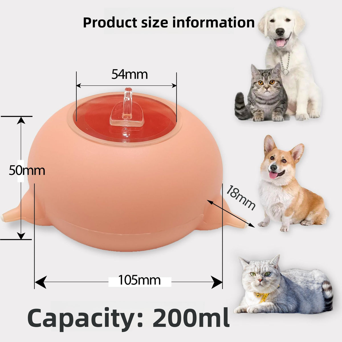 Bionic Silicone Pet Nursing Feeding Bottle – Chew-Resistant Hands-Free Training Pacifier Kit