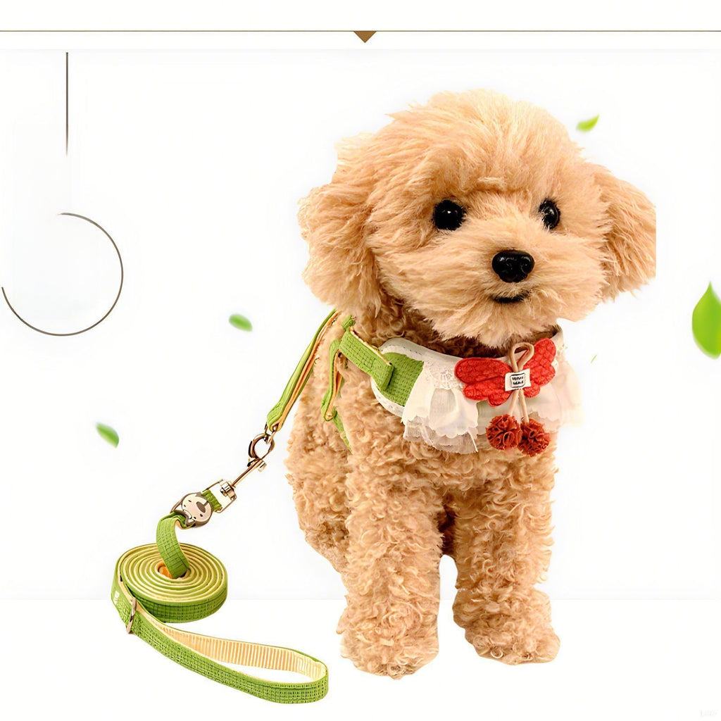 Adjustable Vest Style Dog Harness Leash Set – Anti-Choking Soft Control Outdoor Walk Pouch
