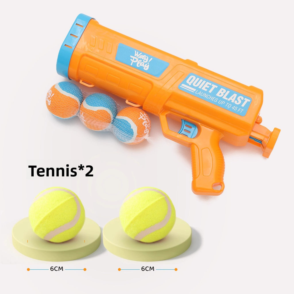 Automatic Interactive Tennis Ball Launcher – Heavy-Duty Bite-Resistant Canine Fitness Thrower