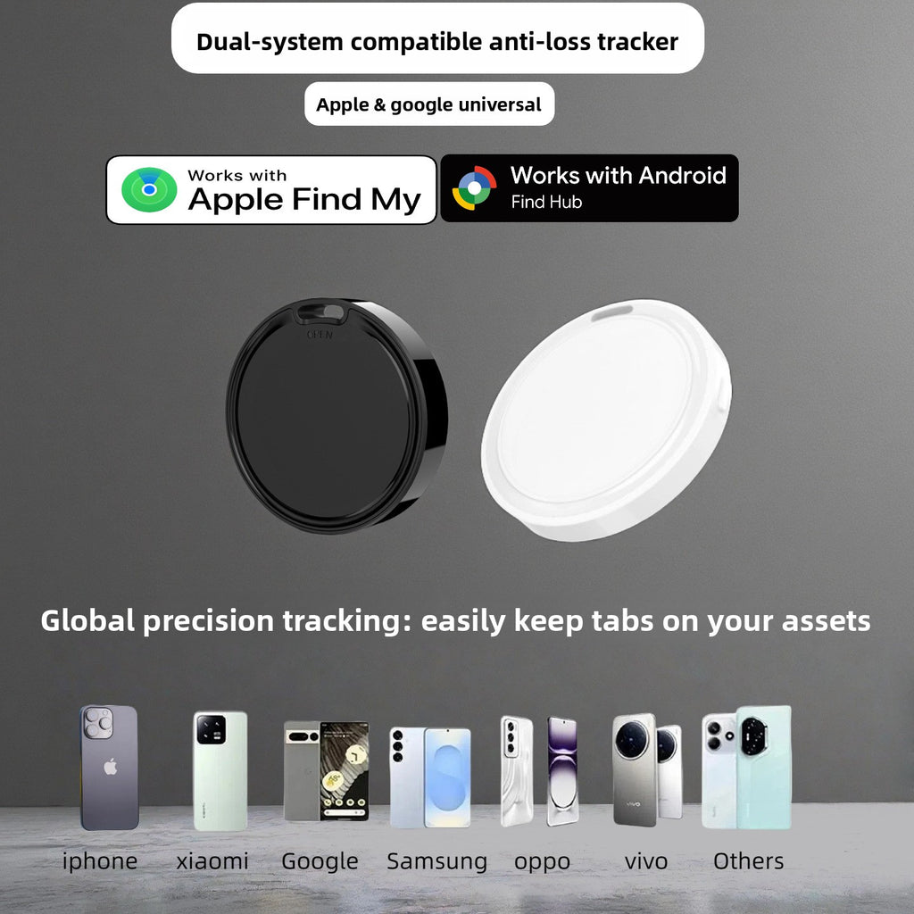 Universal Dual-System Bluetooth Pet Tracker – Apple Find My & Google Android Smart Tag